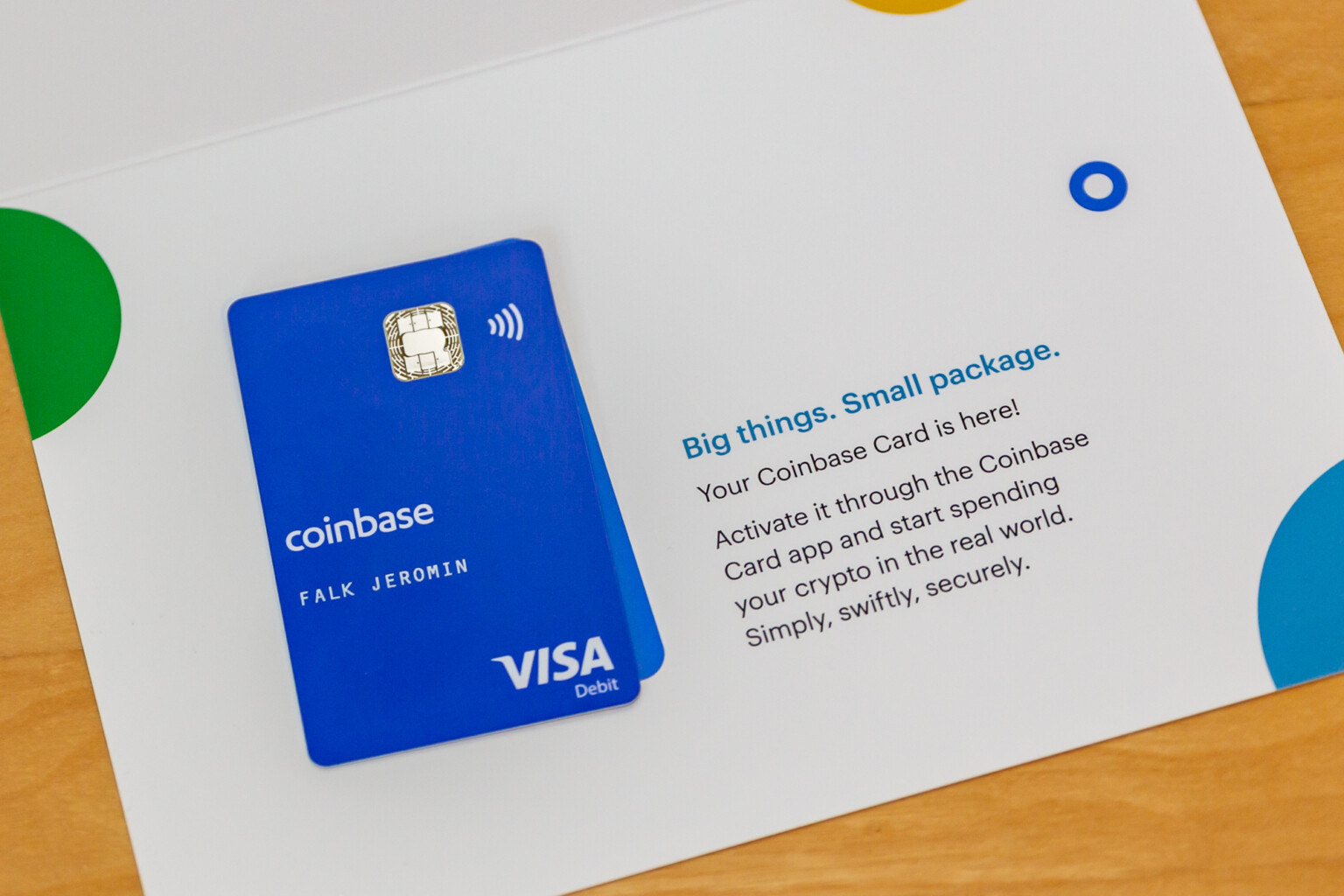 coinbase prepaid cards